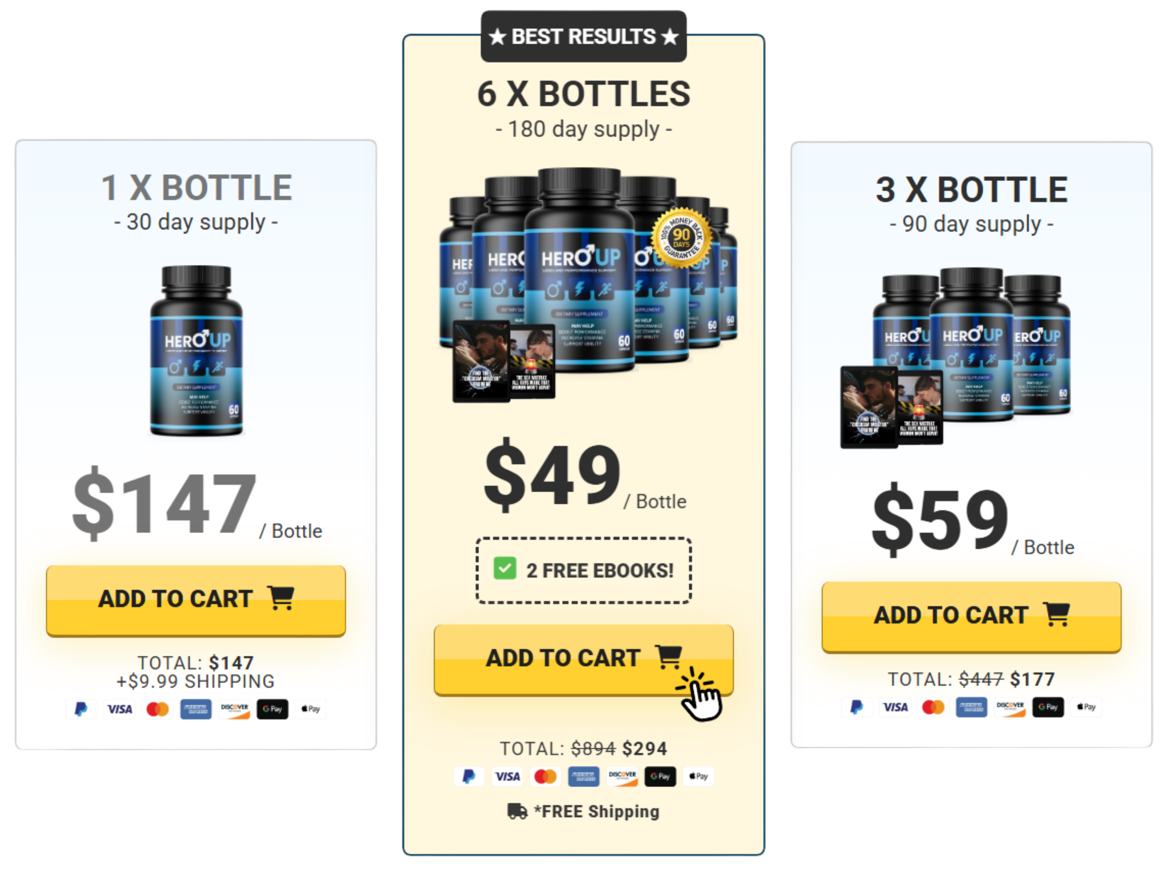 HeroUP Pricing Plans